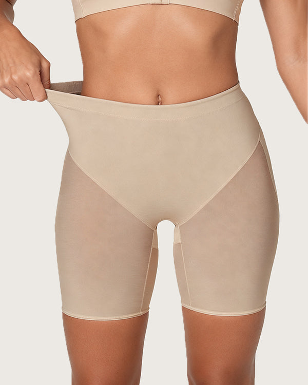 Tummy-flattening Firming Butt-lifting Seamless Shaping Shorts