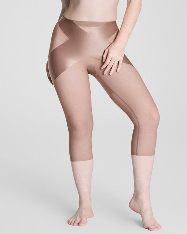 Cross-design Tummy Control Butt Lifting Elastic Shaping Pants